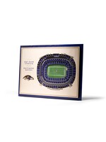 You The Fan Ravens 5 Layer Stadium Wall Art