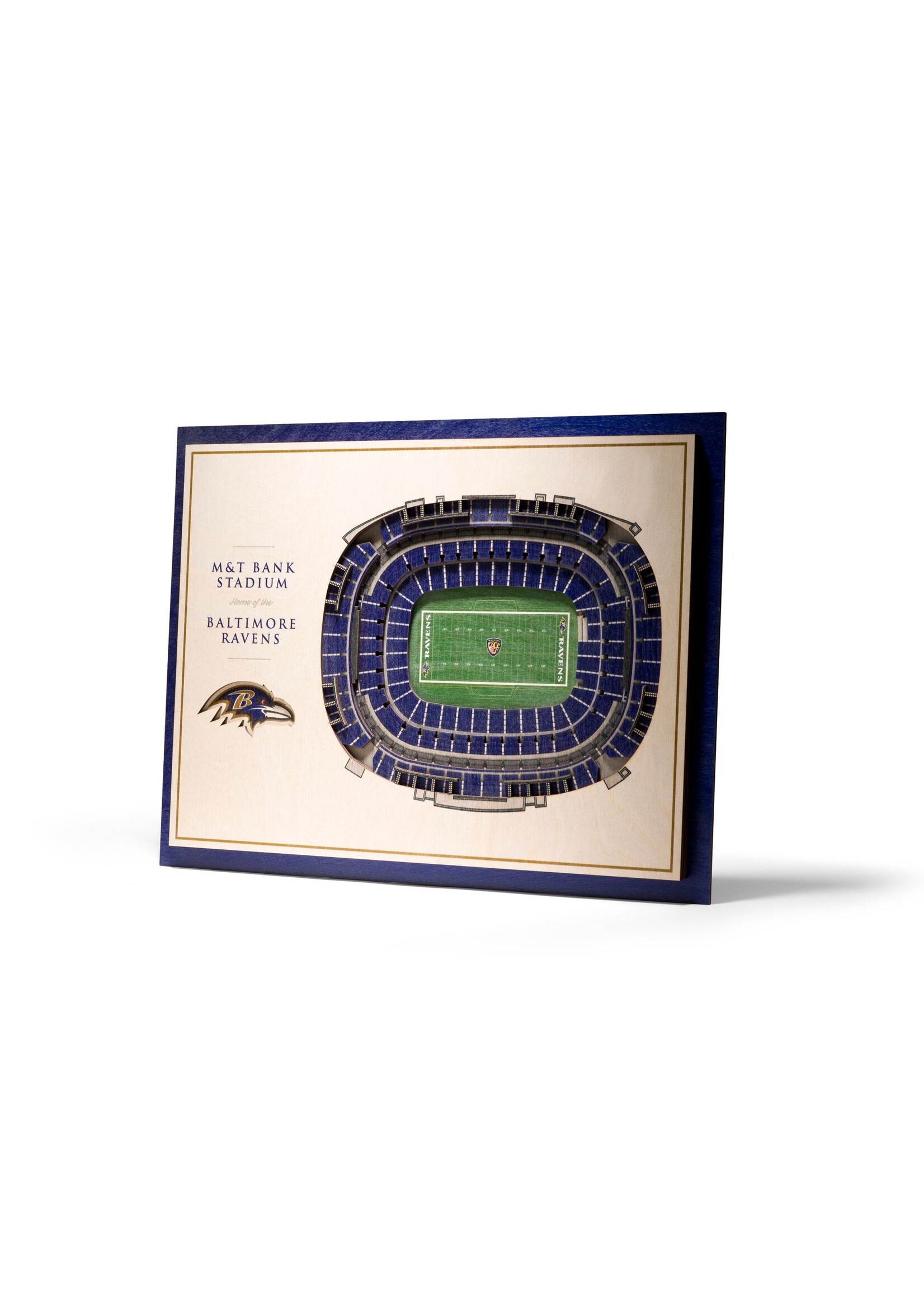 You The Fan Ravens 5 Layer Stadium Wall Art