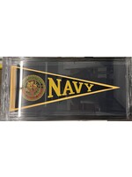 Navy Crest Pennant