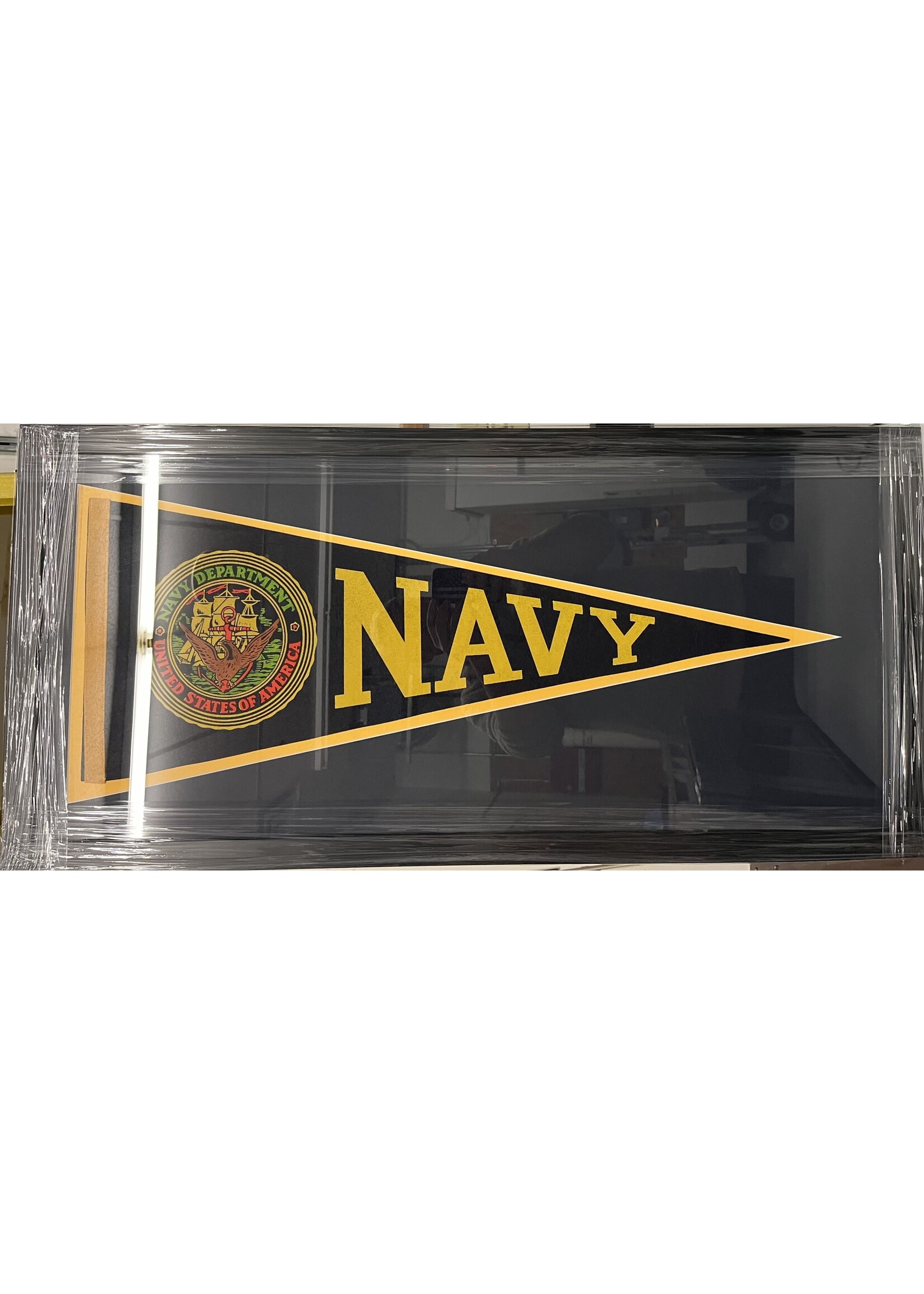 Navy Crest Pennant