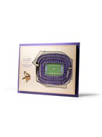 You The Fan Vikings 5 Layer Stadium Wall Art