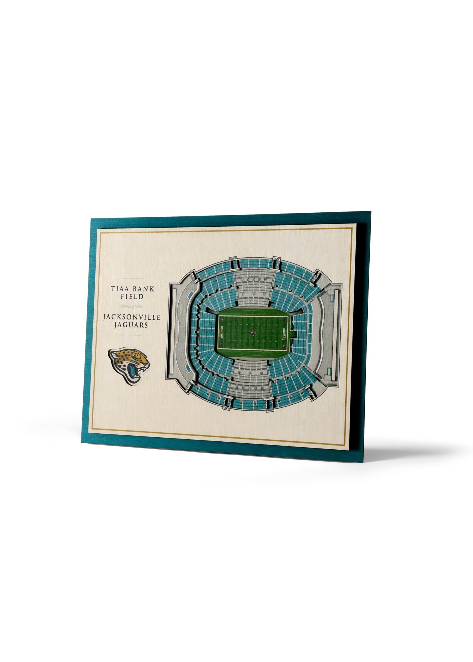You The Fan Jaguars 5 Layer Stadium Wall Art