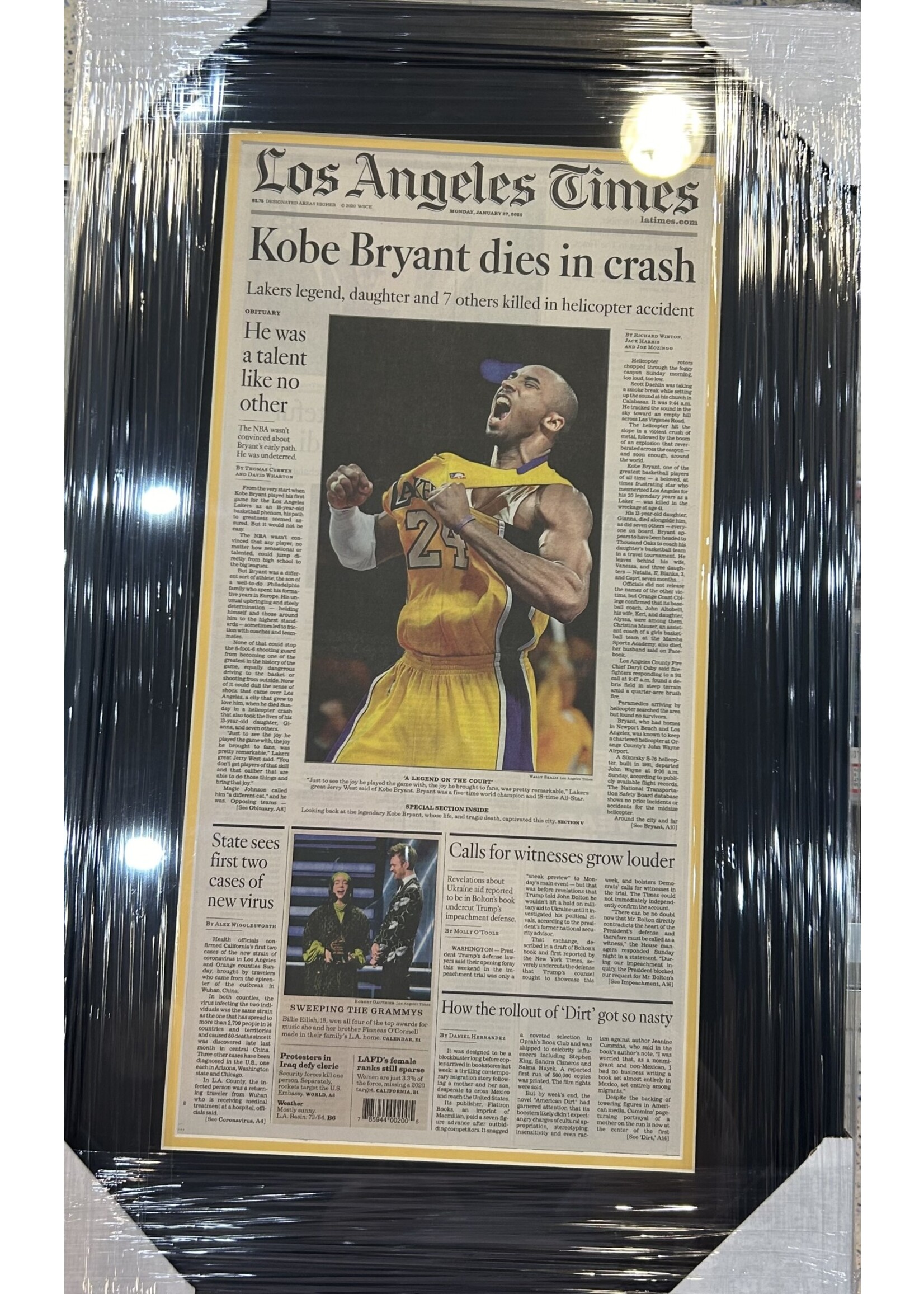 Kobe Bryant Newspaper B