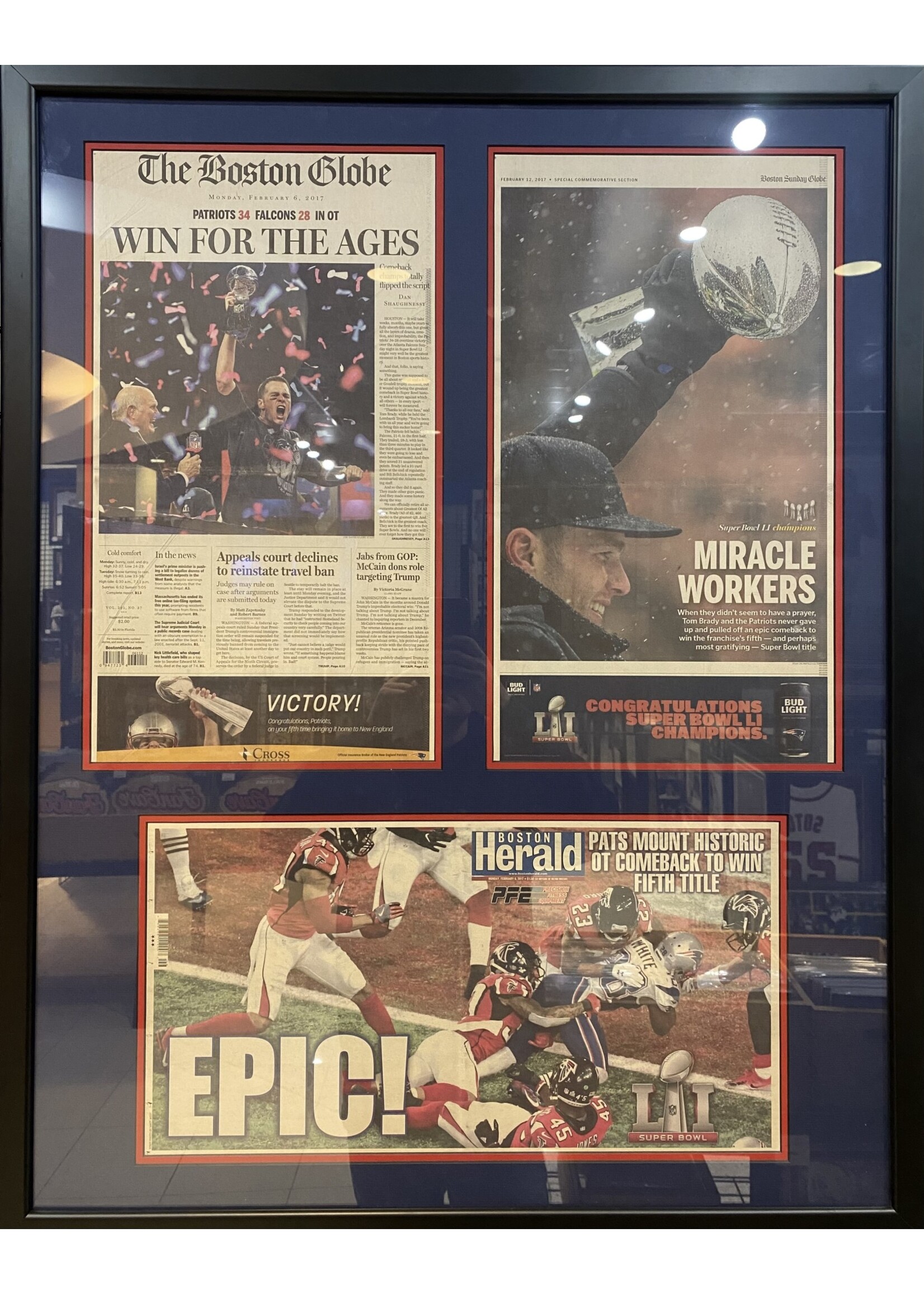 Patriots Newspaper Collage