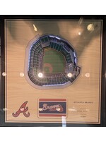 You The Fan Braves Stadium End Table