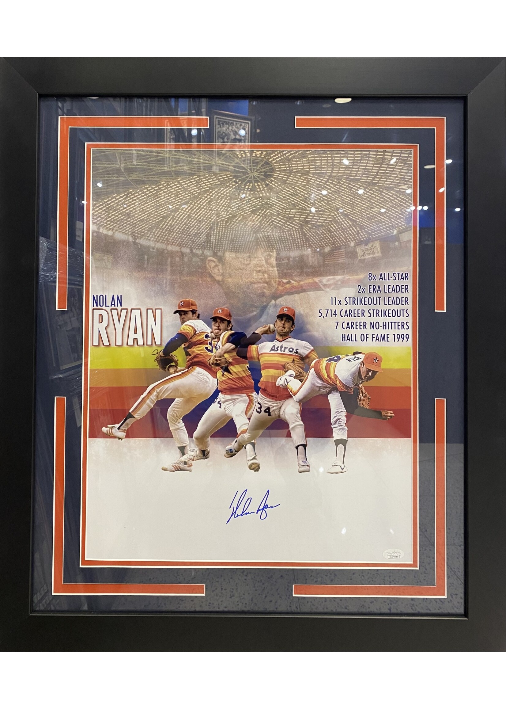 Picture Nolan Ryan 16x20 E