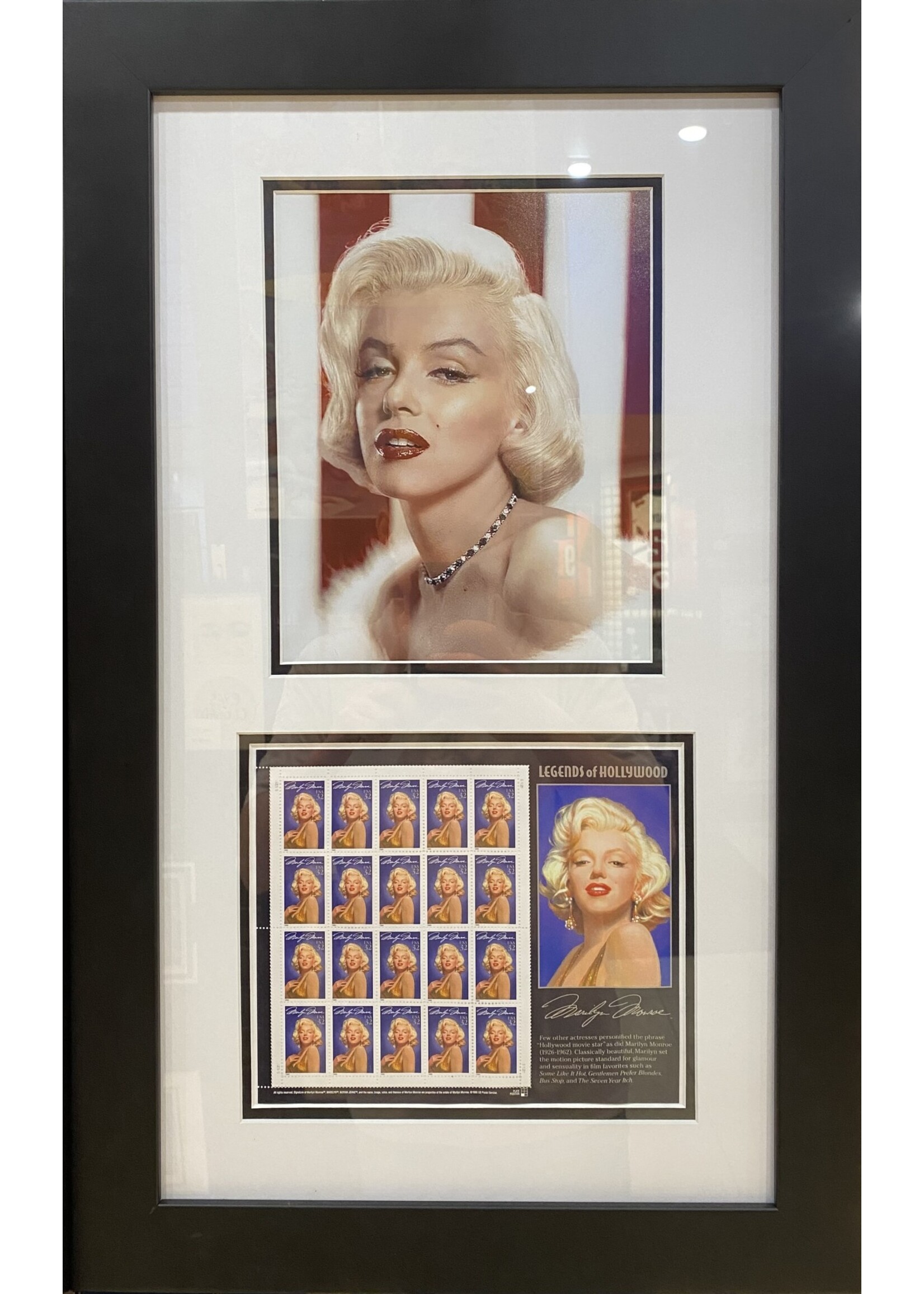 Marilyn Monroe Stamp Collage