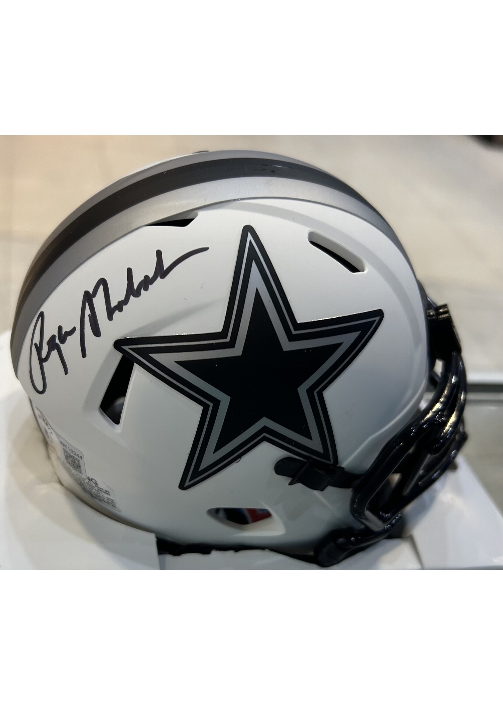 Roger Staubach Mini Helmet