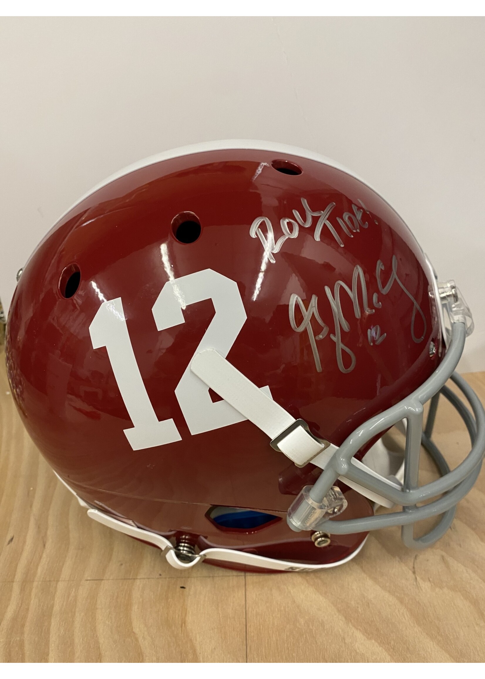 Greg McElroy Helmet