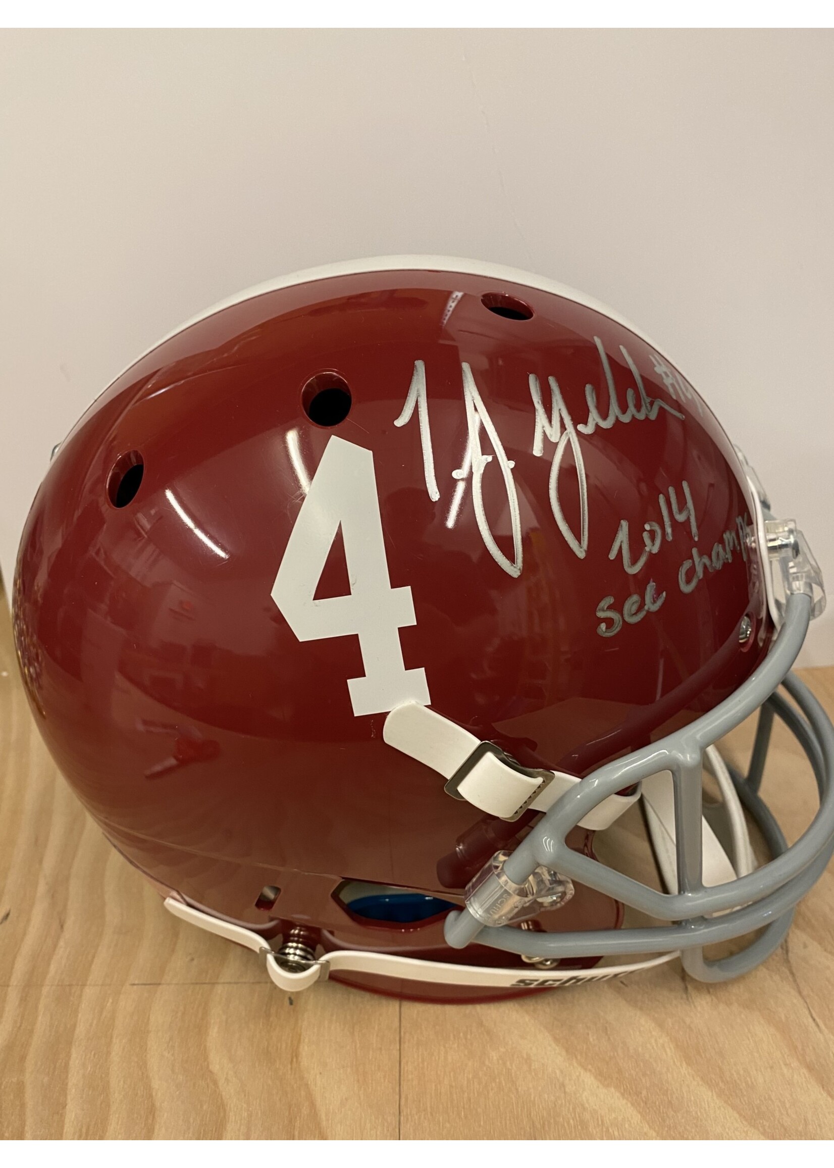 TJ Yeldon Helmet