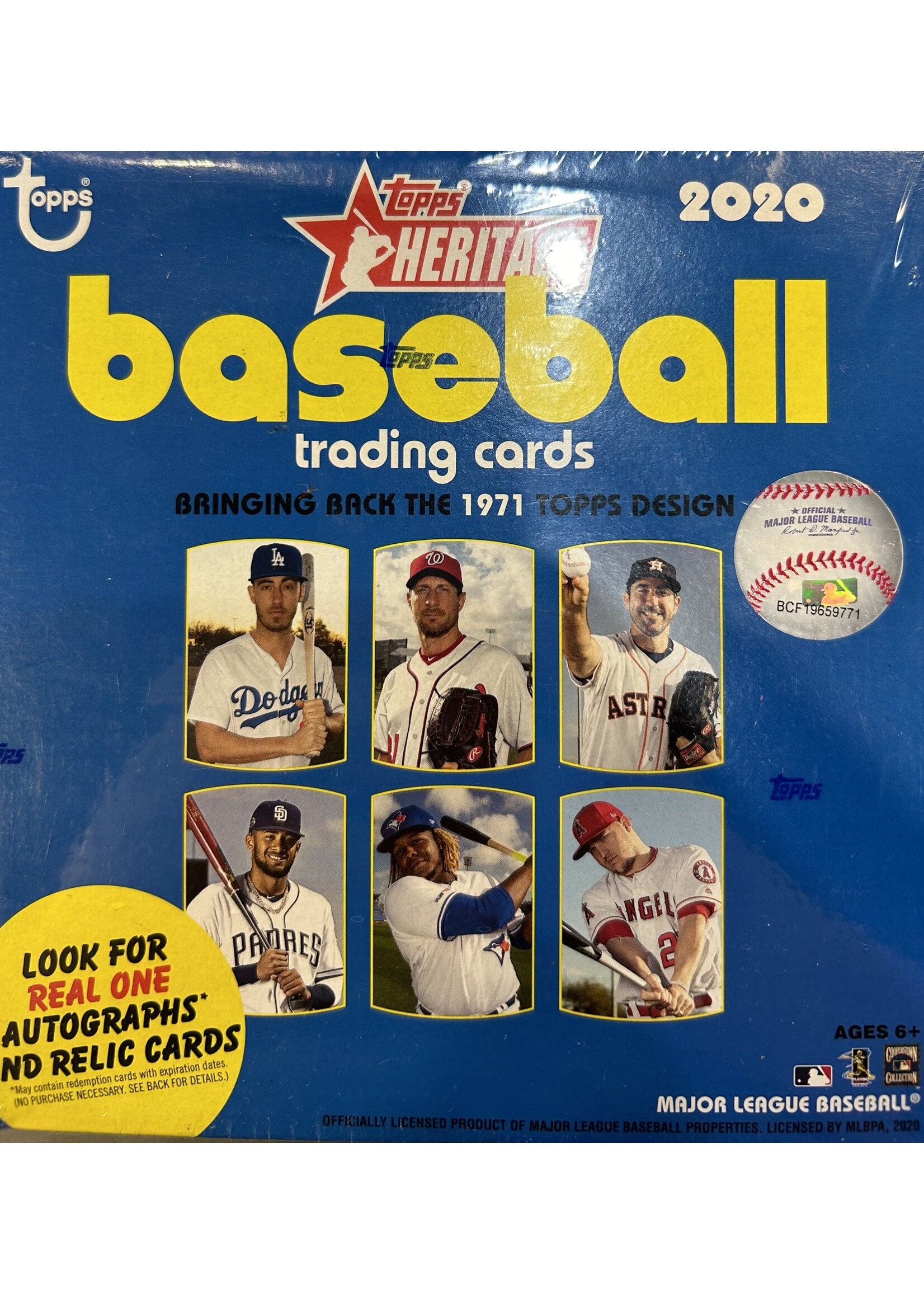 Cards 2020 Heritage Hanger Box