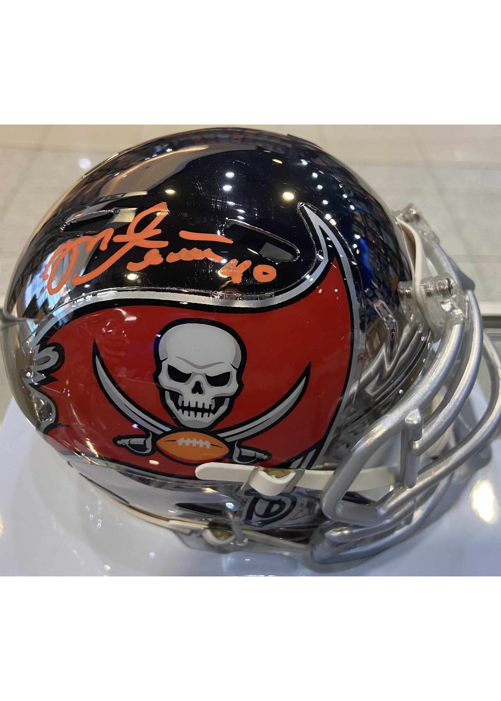 Mike Alstott Mini Helmet