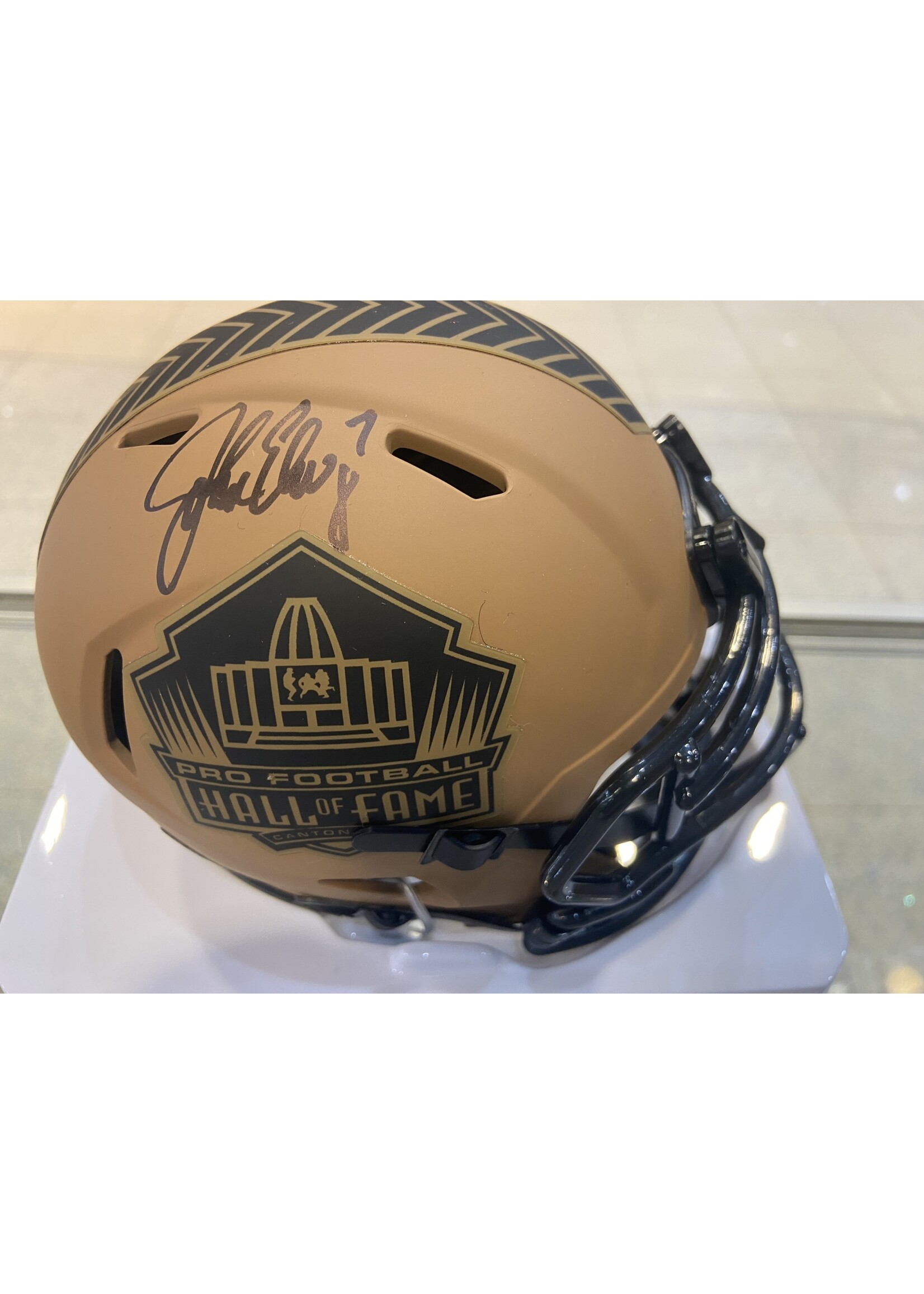 John Elway Mini Helmet