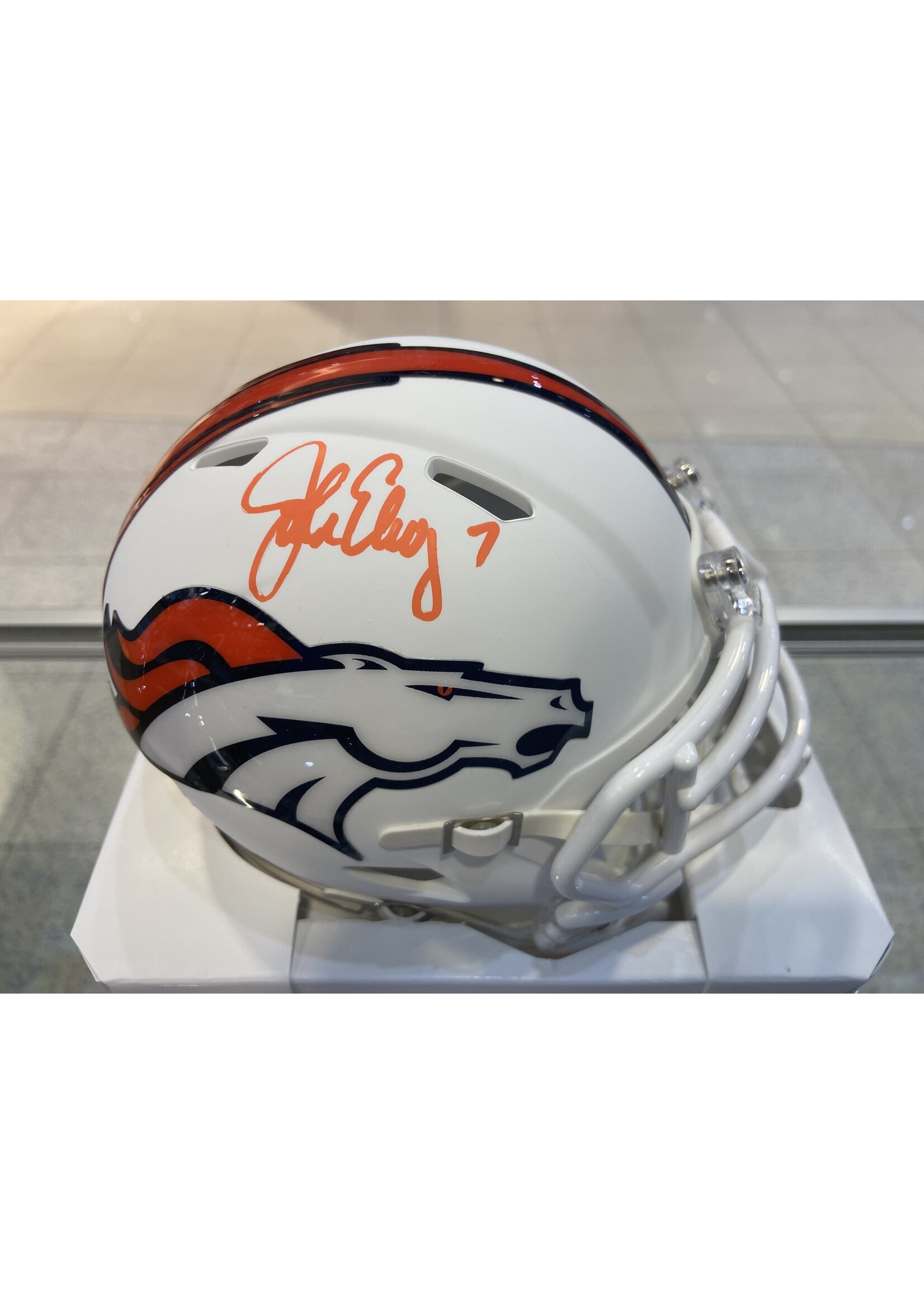 John Elway Mini Helmet B