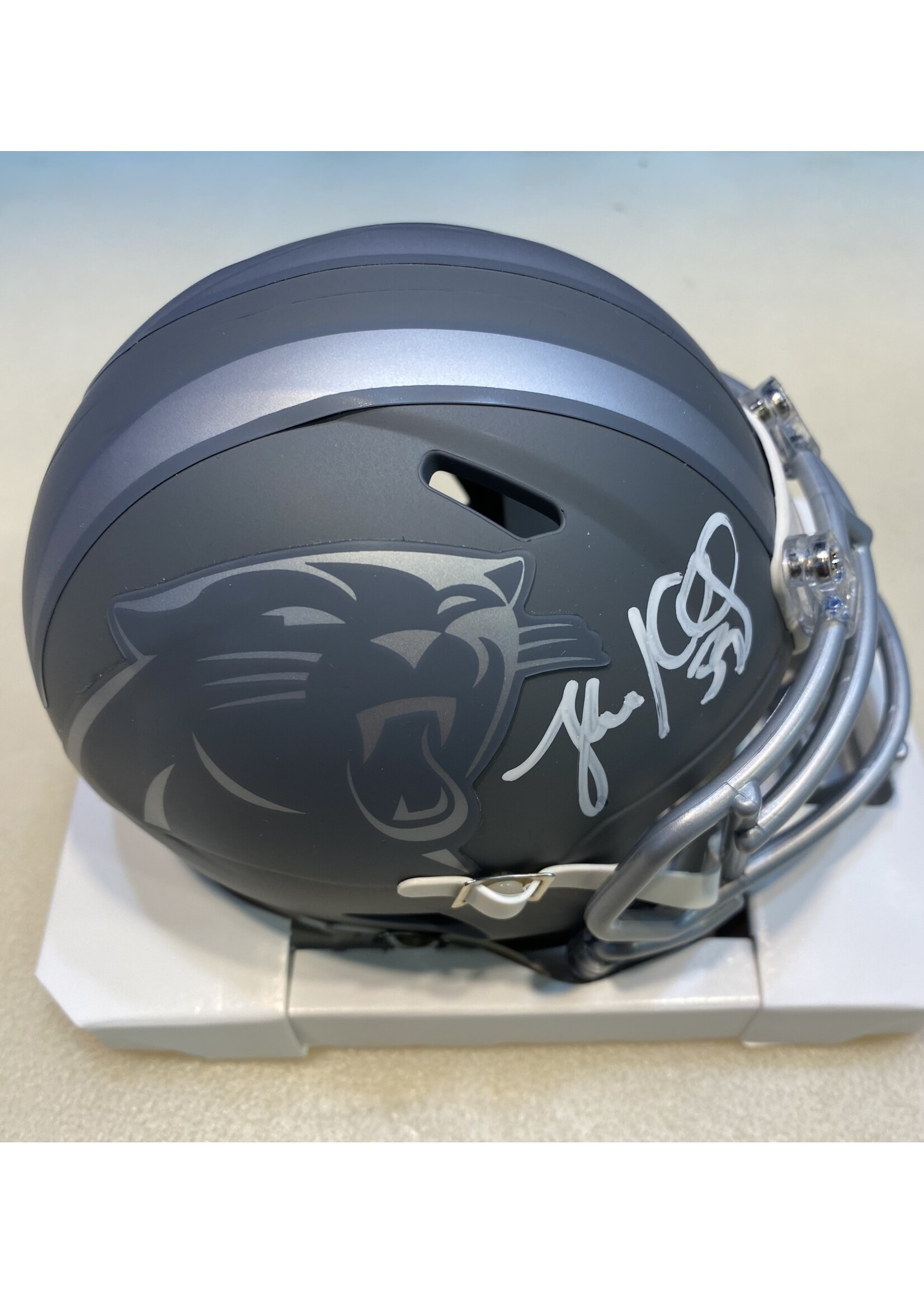 Luke Kuechly Mini Helmet