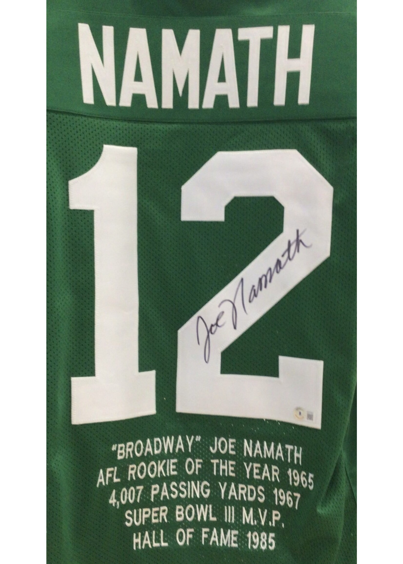 Joe Namath Jersey