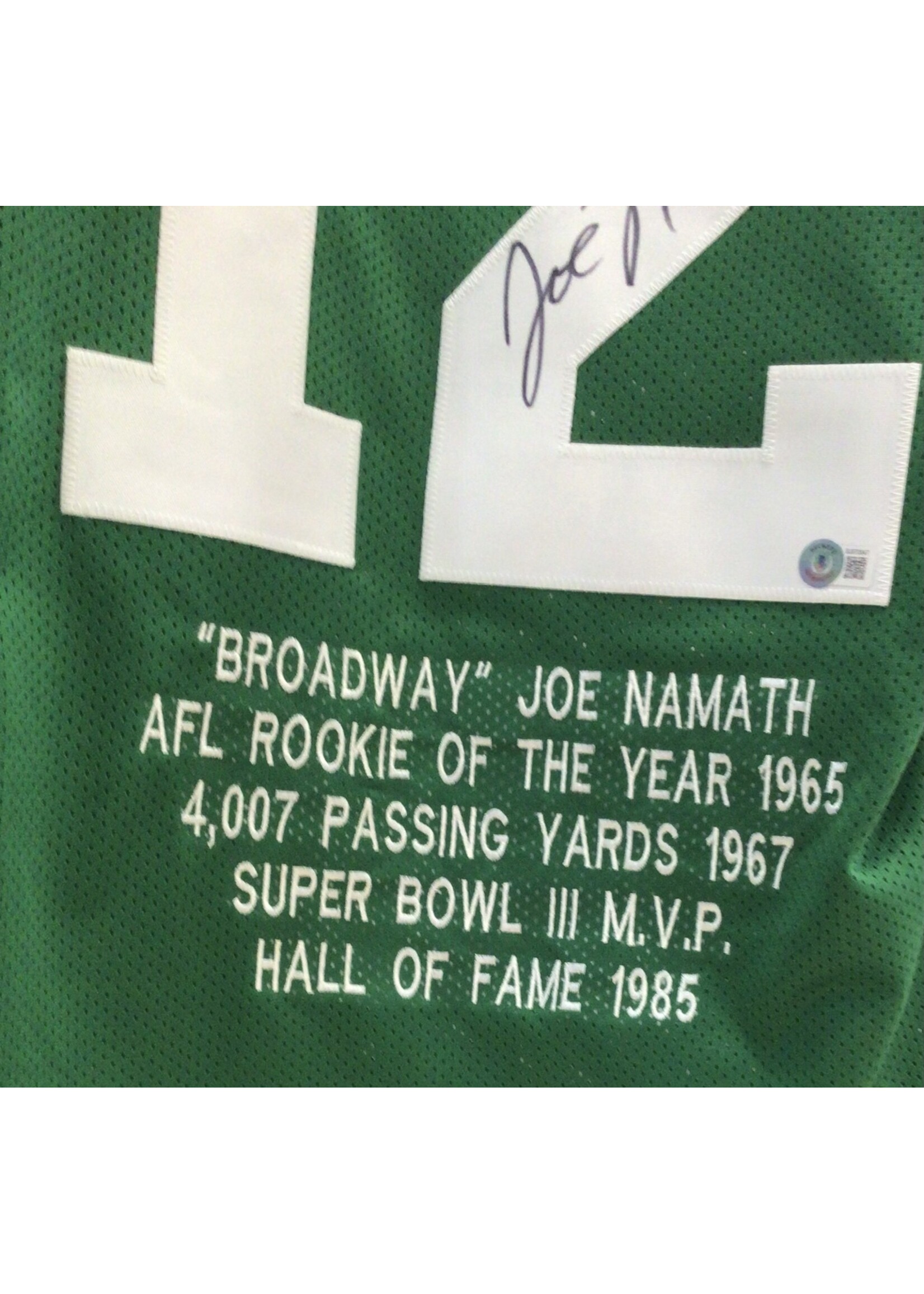 Joe Namath Jersey