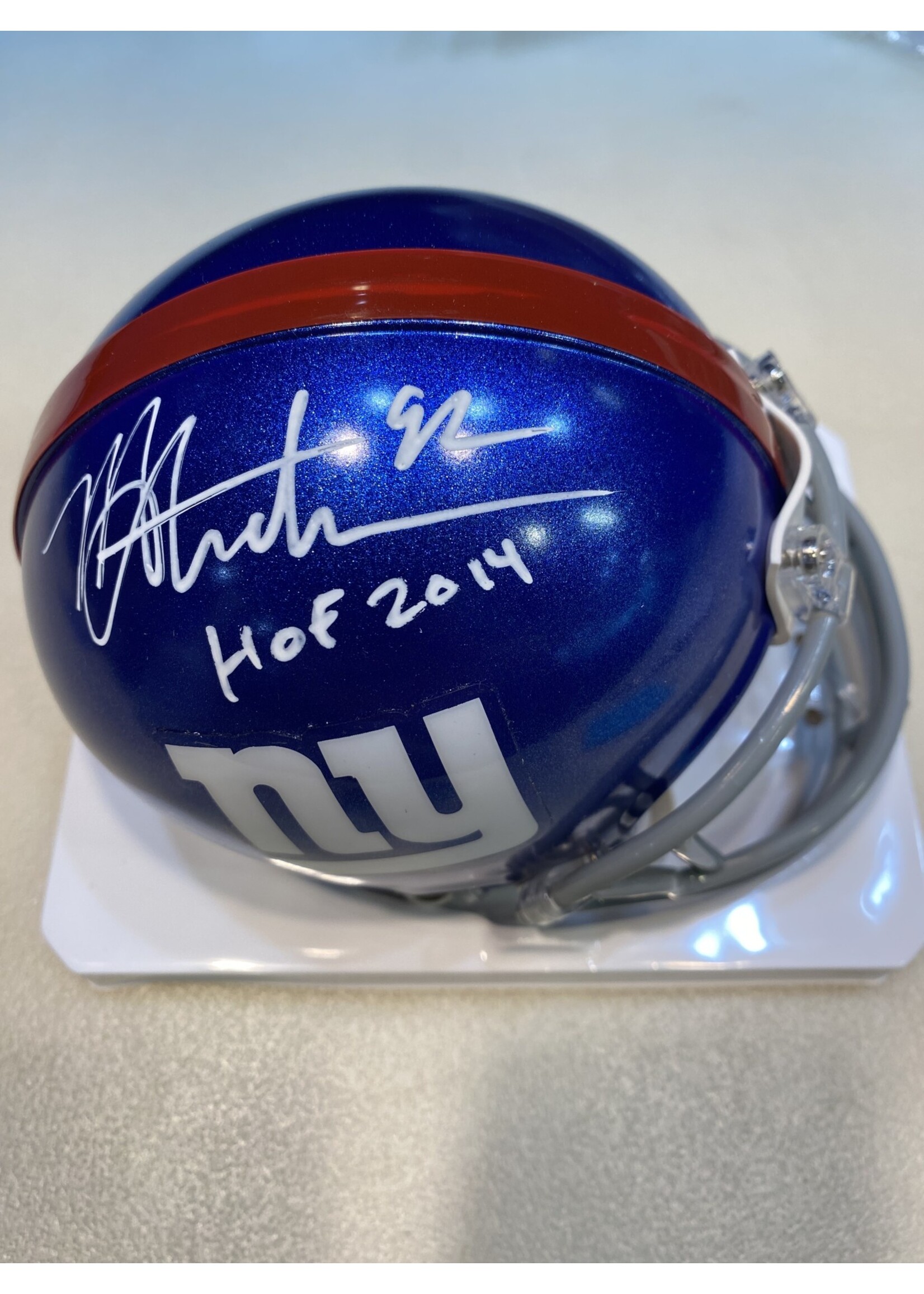 Michael Strahan Mini Helmet