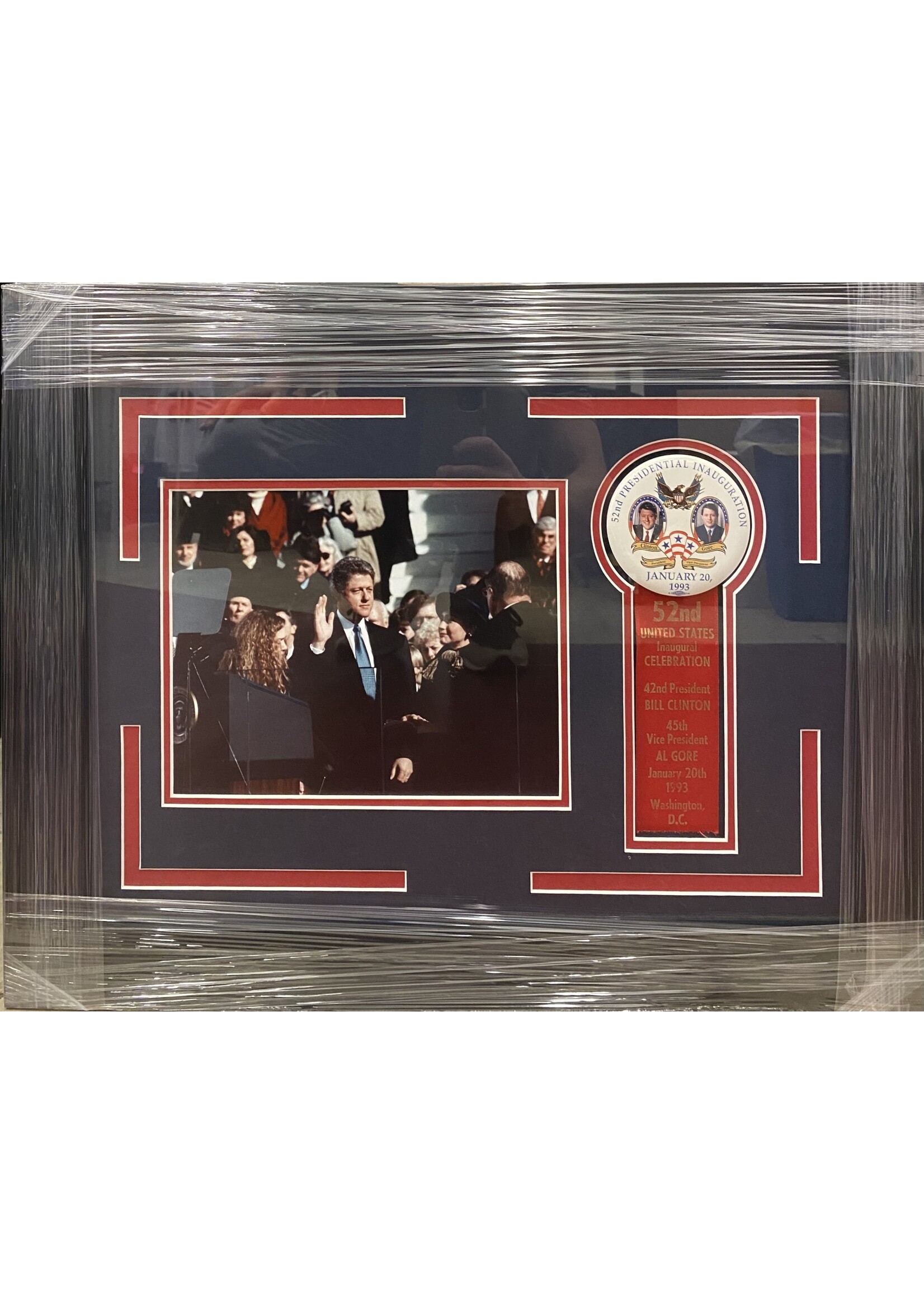 Picture Bill Clinton 1993 Inauguration Pin A