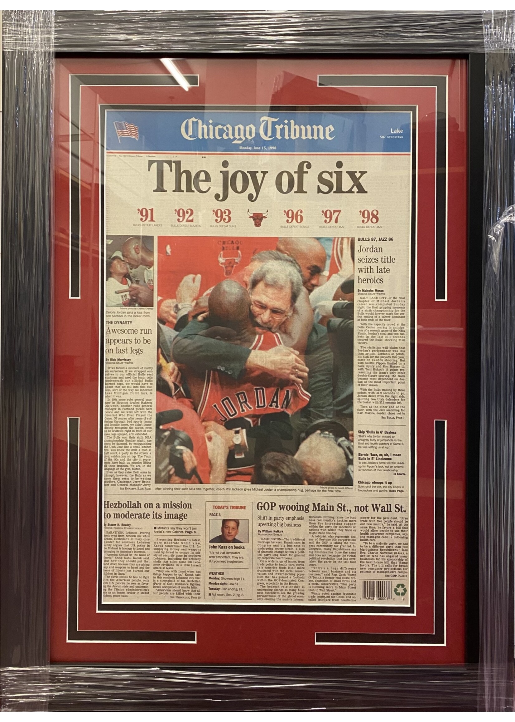 Bulls Joy of Six Newspaper