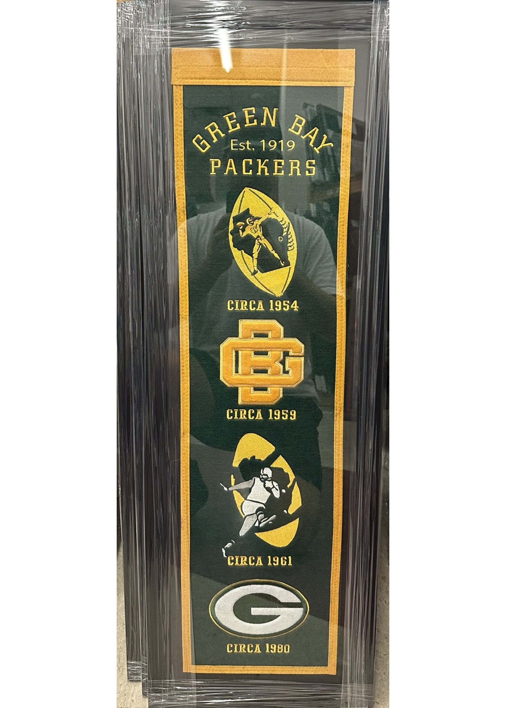 Pennant (F & UF) Packers Logo Banner