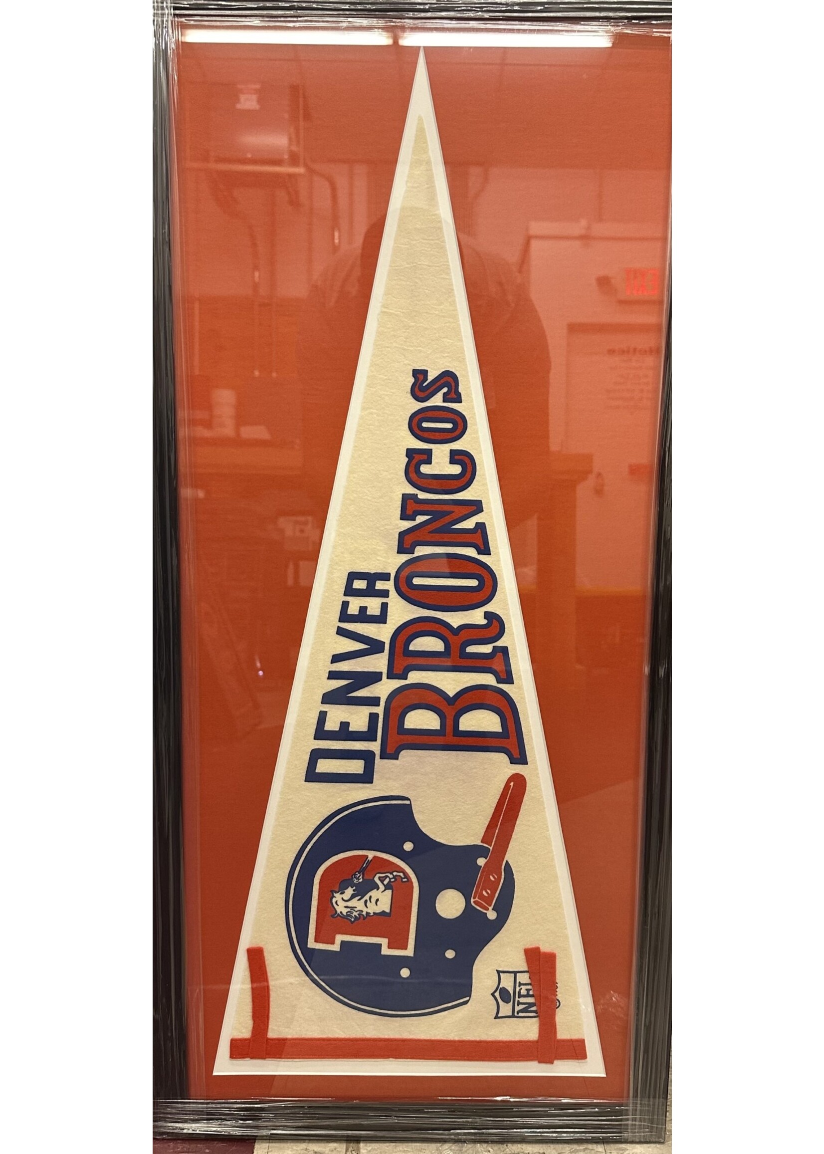 Broncos Helmet 1960s Pennant A
