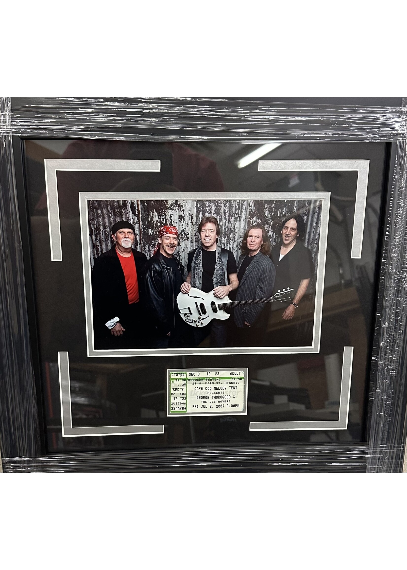 Picture George Thorogood Ticket w/Photo