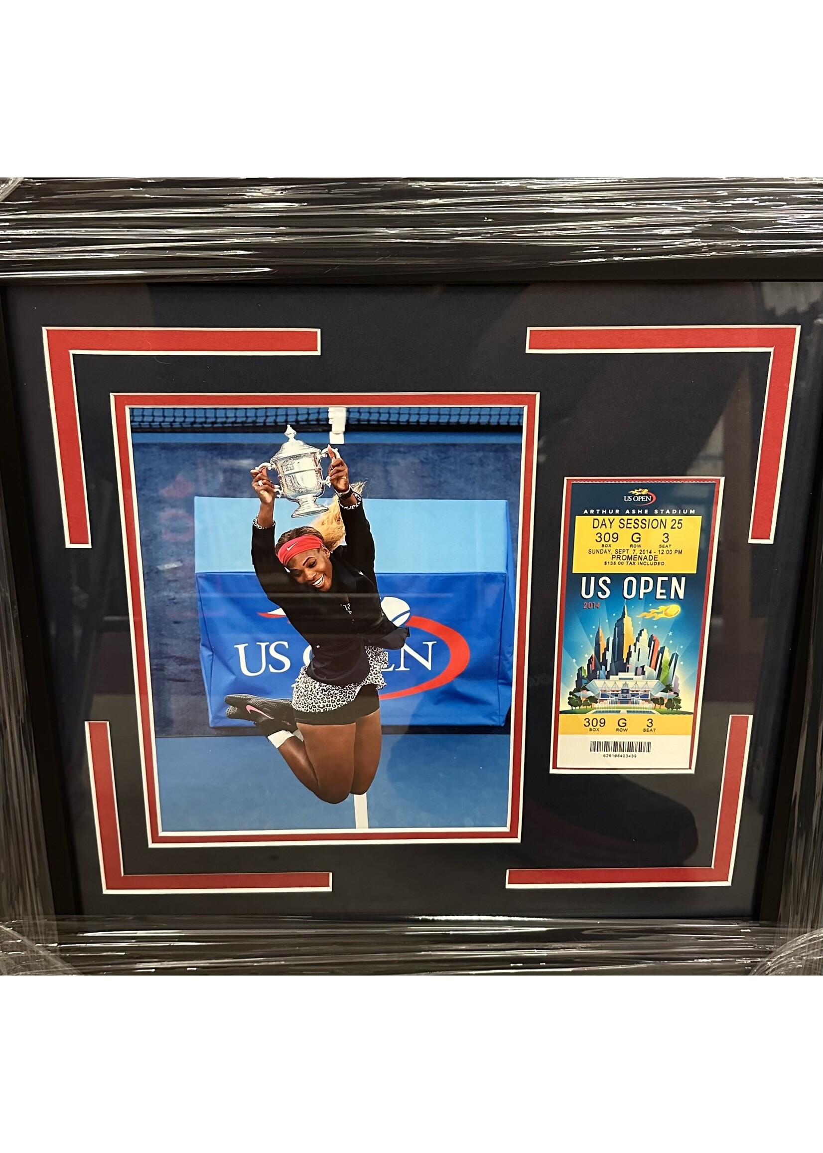 Picture Serena Williams 2014 US Open Ticket