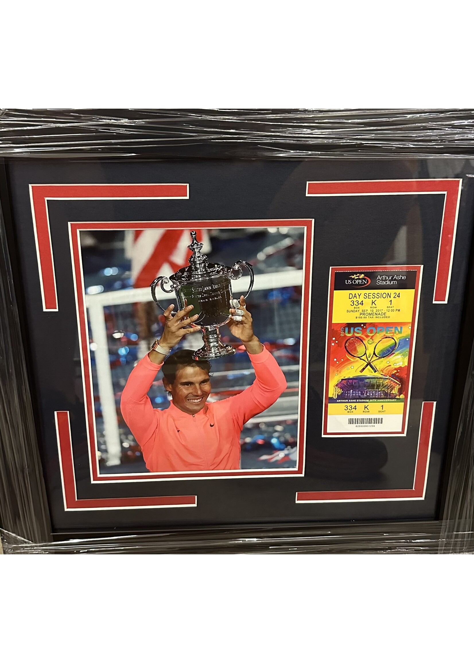 Picture Rafael Nadal 2017 US Open Ticket