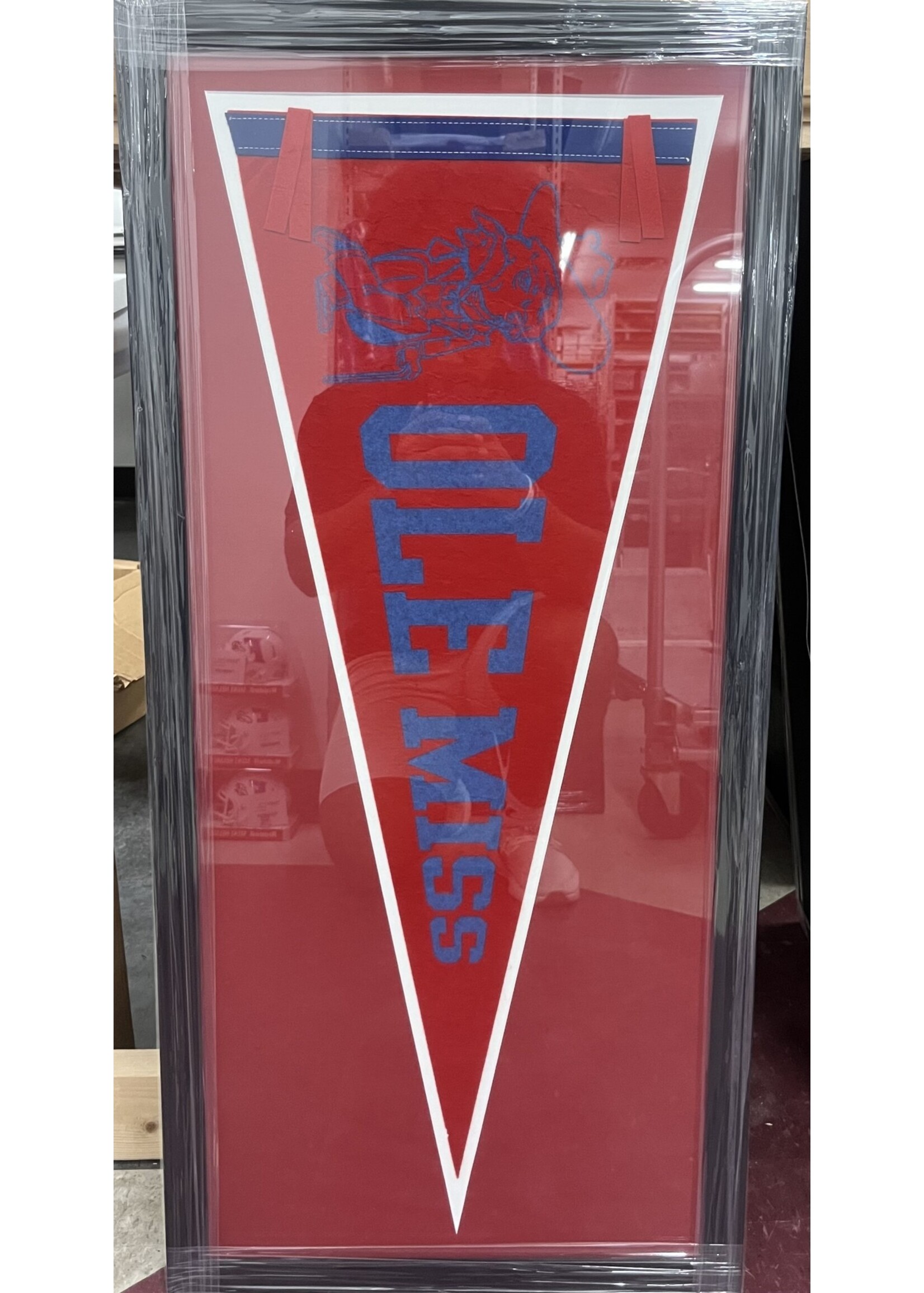 Pennant (F & UF) Mississippi Mascot 1960s Pennant