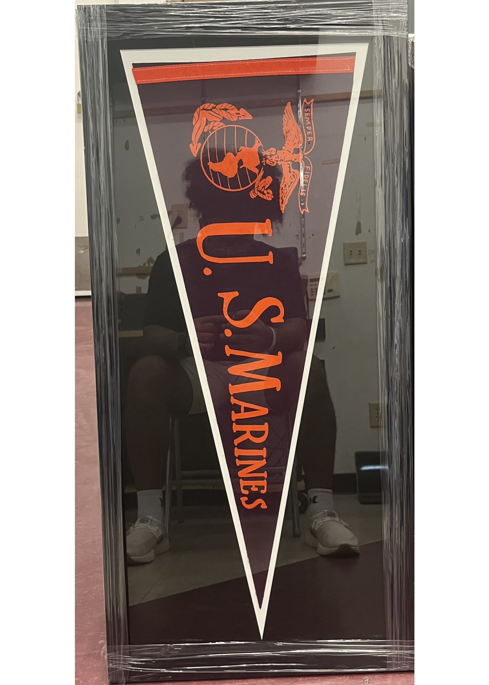 Pennant (F & UF) Marines Crest 1970s Pennant