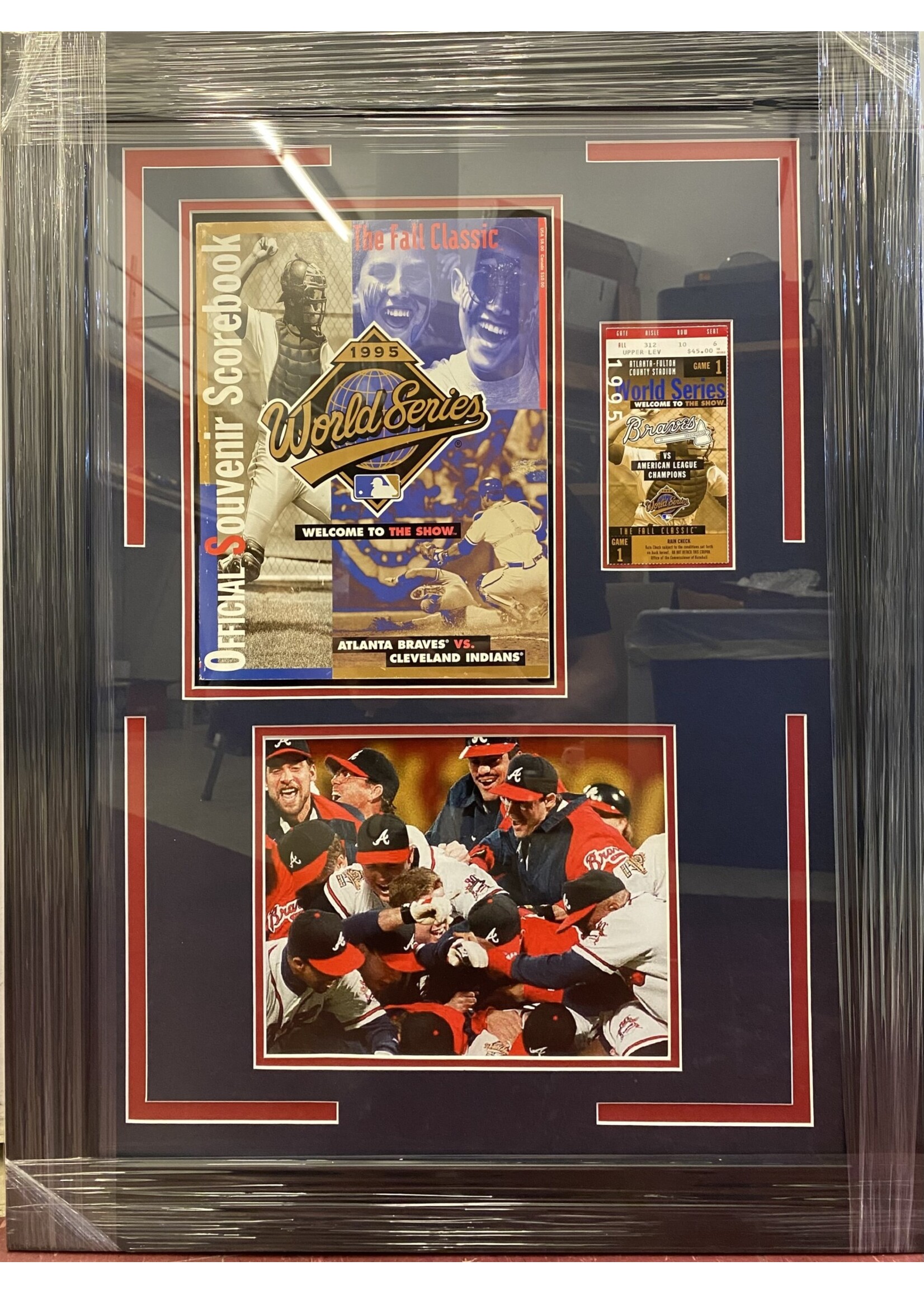 Braves 1995 WS Ticket & Program