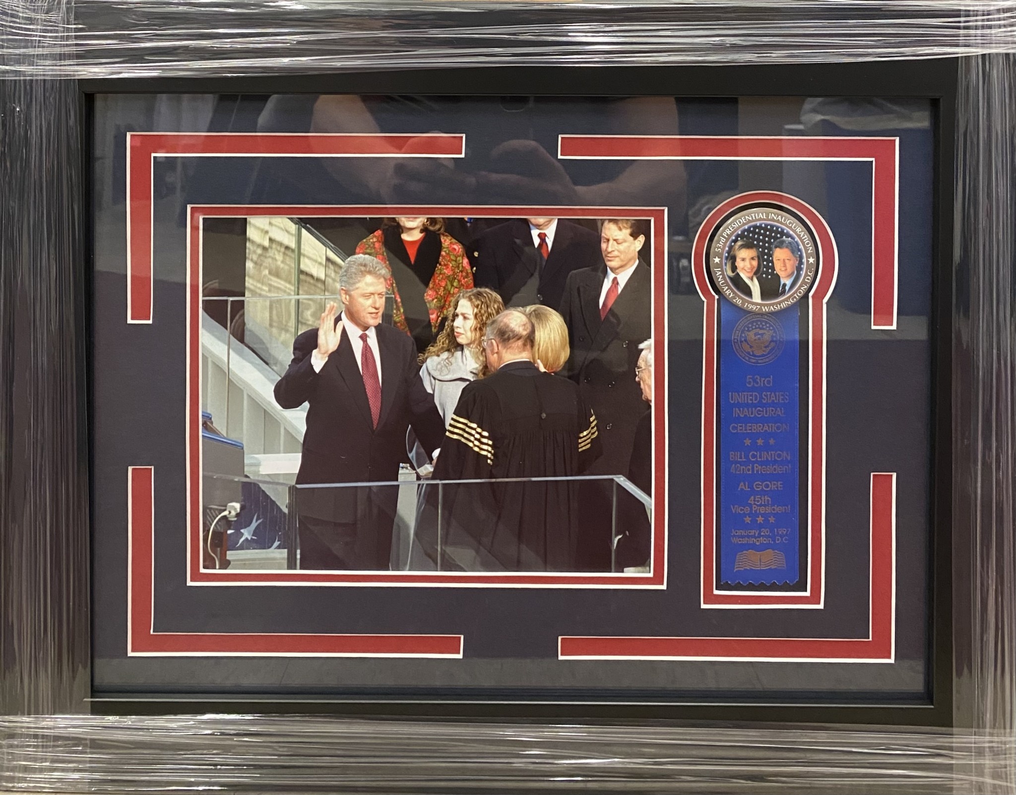 Bill Clinton 1997 Inauguration Pin - Man Cave Memorabilia