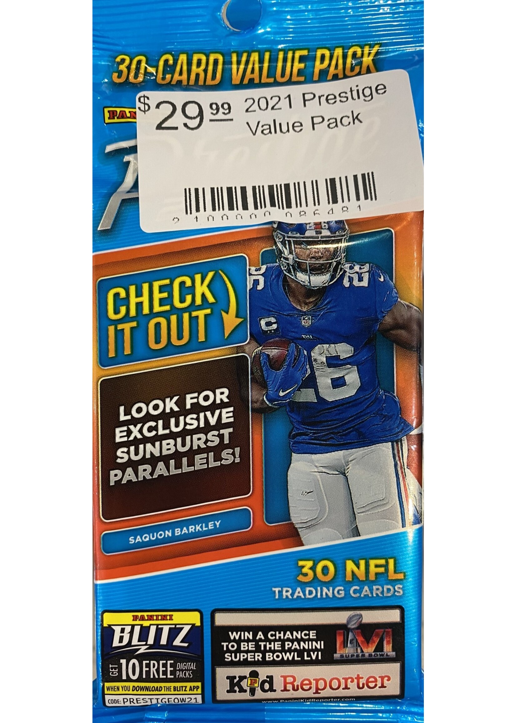 Cards 2021 Prestige Value Pack