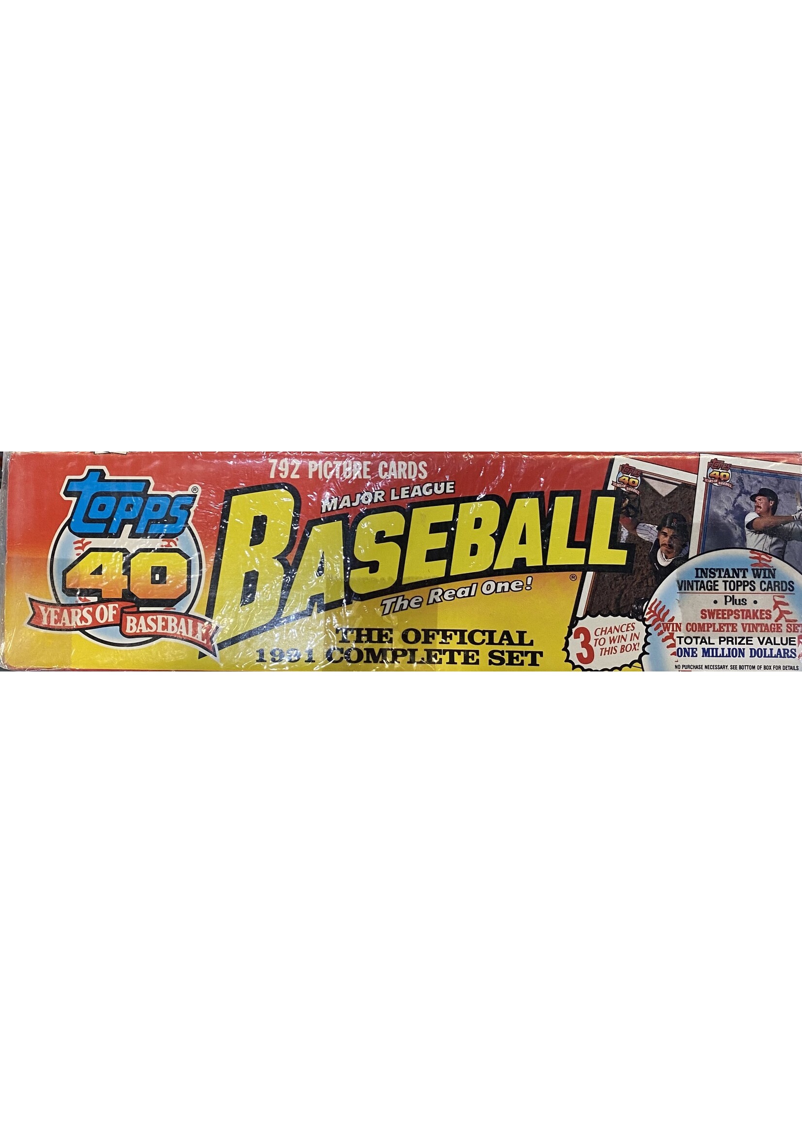 1991 Topps Factory Baseball Set