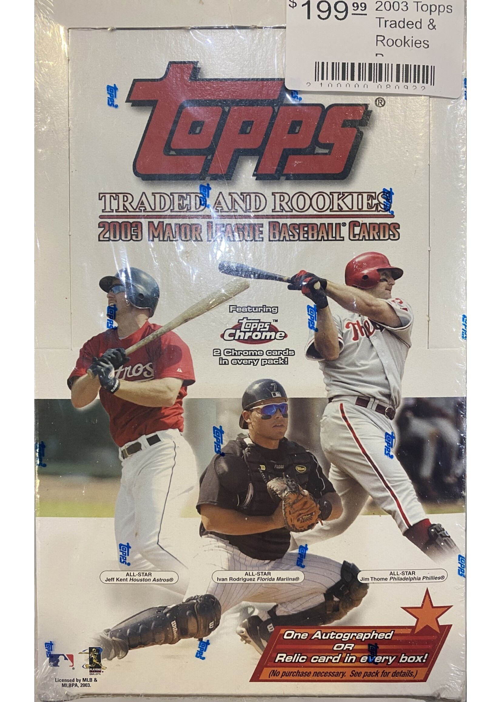 2003 Topps Traded & Rookies Box