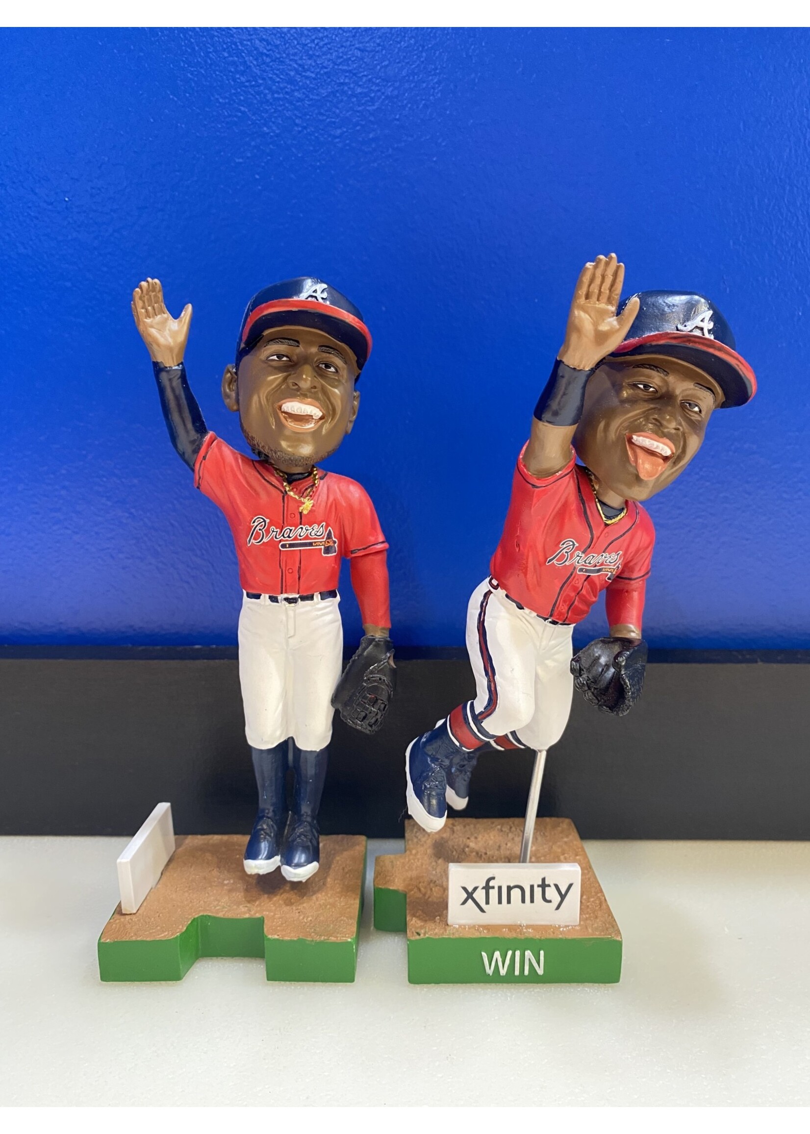 Collectible Albies & Acuna Bobblehead No Box