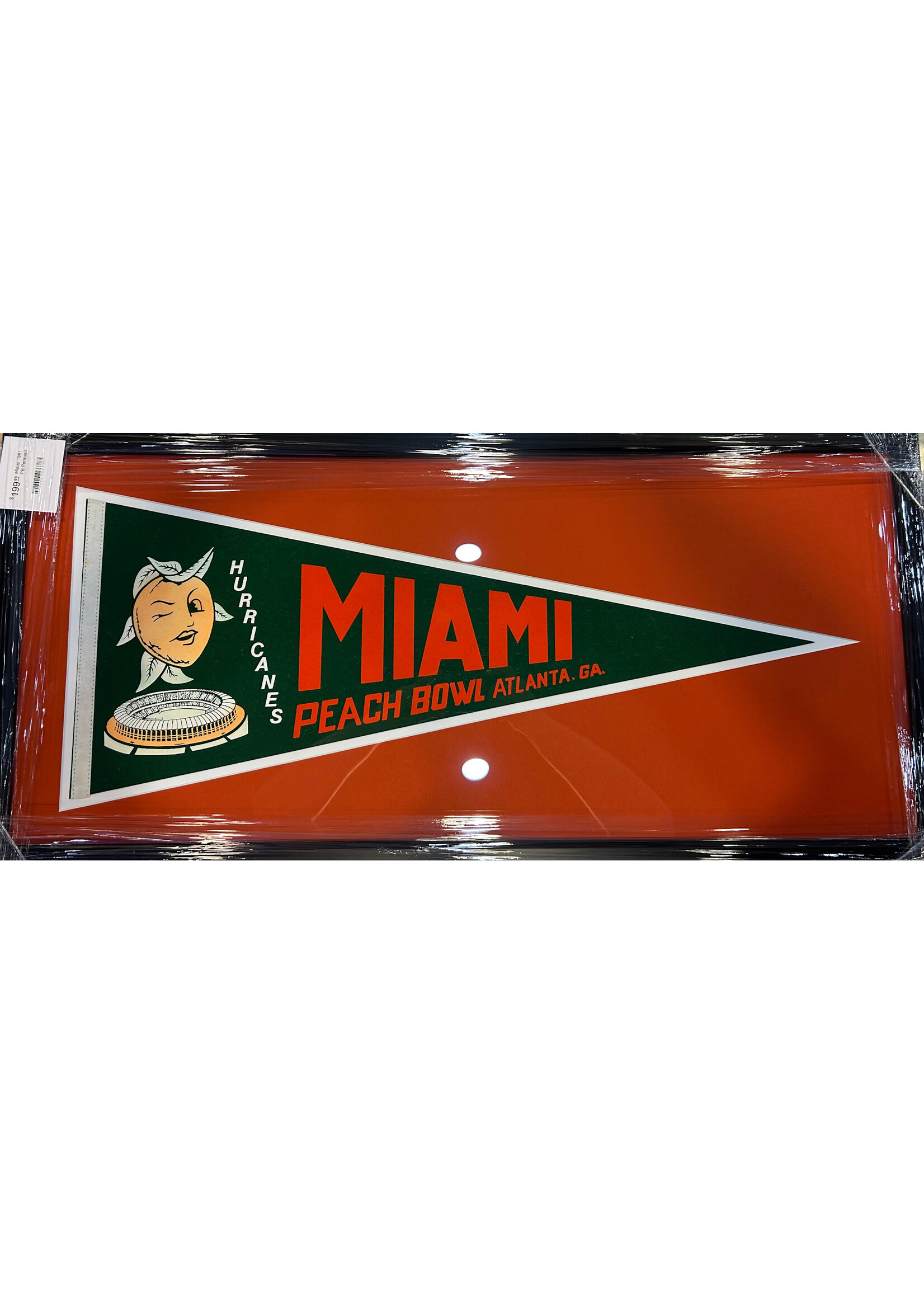 Pennant (F & UF) Miami 1981 PB Pennant