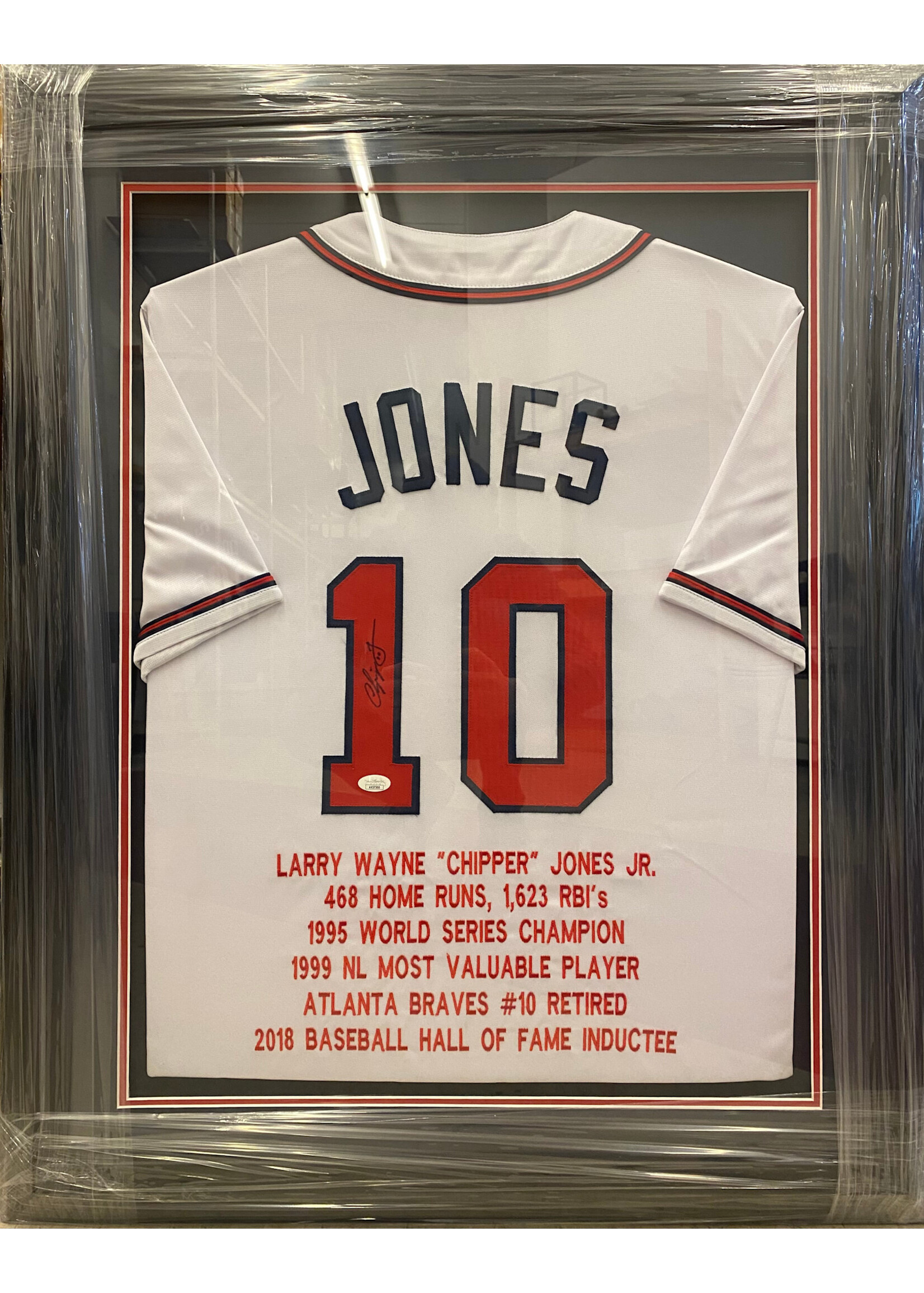 Jersey (F & UF) Chipper Jones F Stat Jersey