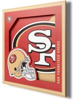 You The Fan 49ers Logo 12x12 Wall Art