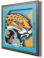 You The Fan Jaguars Logo 12x12 Wall Art