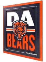 You The Fan Bears Slogan 12x12 Wall Art