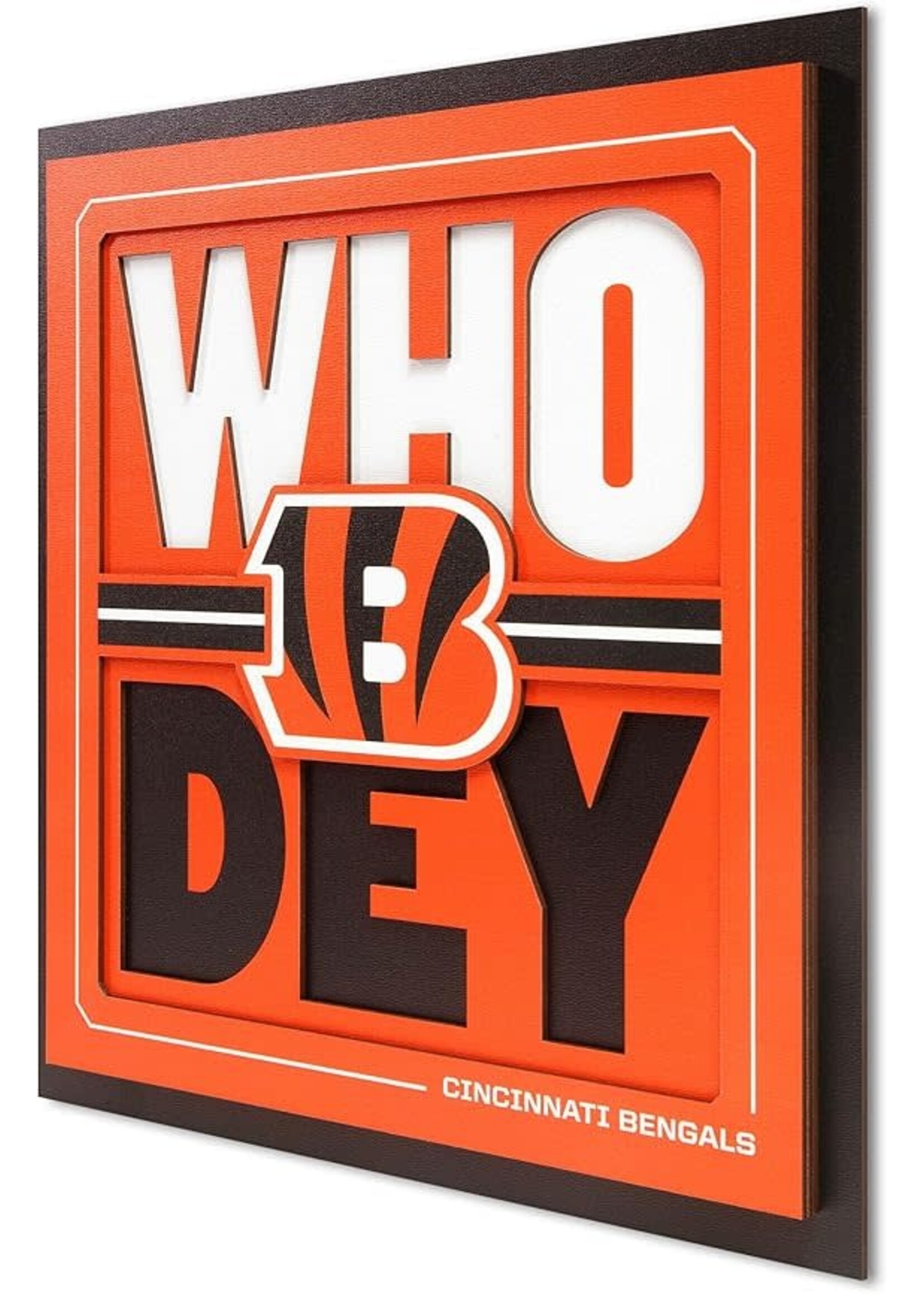 You The Fan Bengals Slogan 12x12 Wall Art