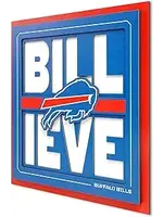 You The Fan Bills Slogan 12x12 Wall Art