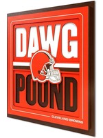 You The Fan Browns Slogan 12x12 Wall Art