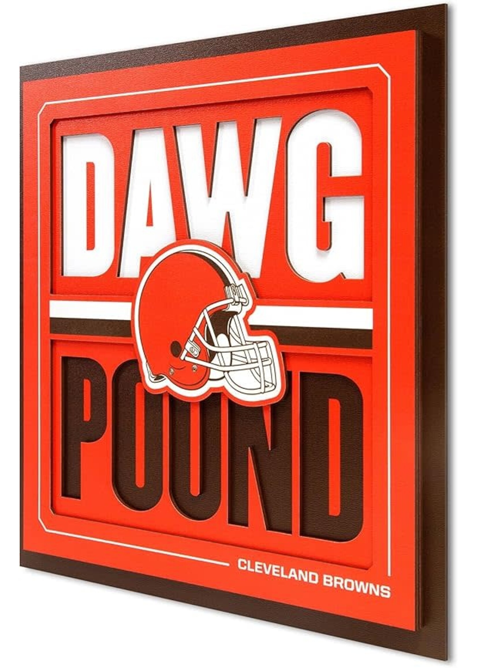 You The Fan Browns Slogan 12x12 Wall Art