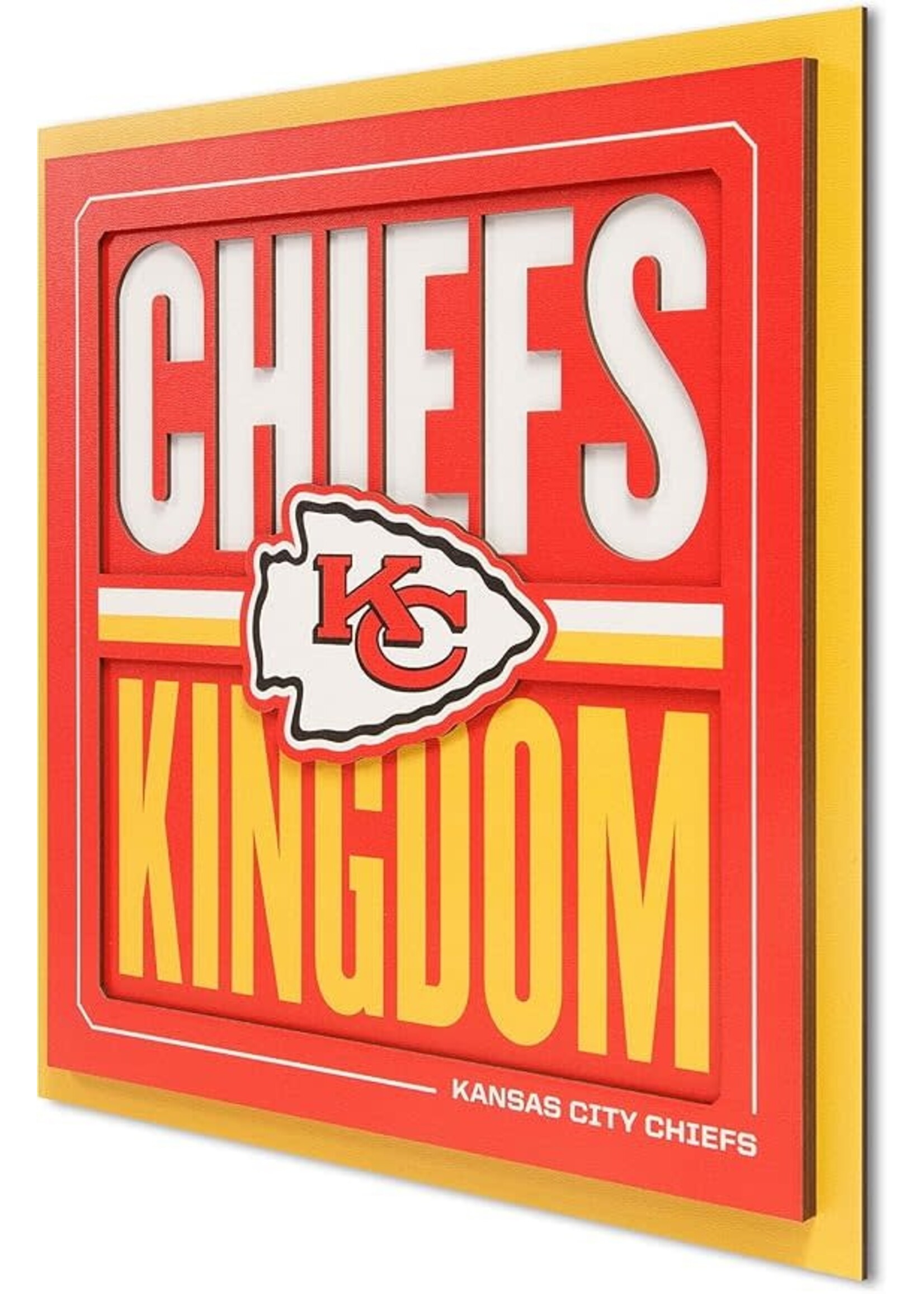 You The Fan Chiefs Slogan 12x12 Wall Art