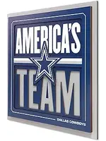 You The Fan Cowboys Slogan 12x12 Wall Art