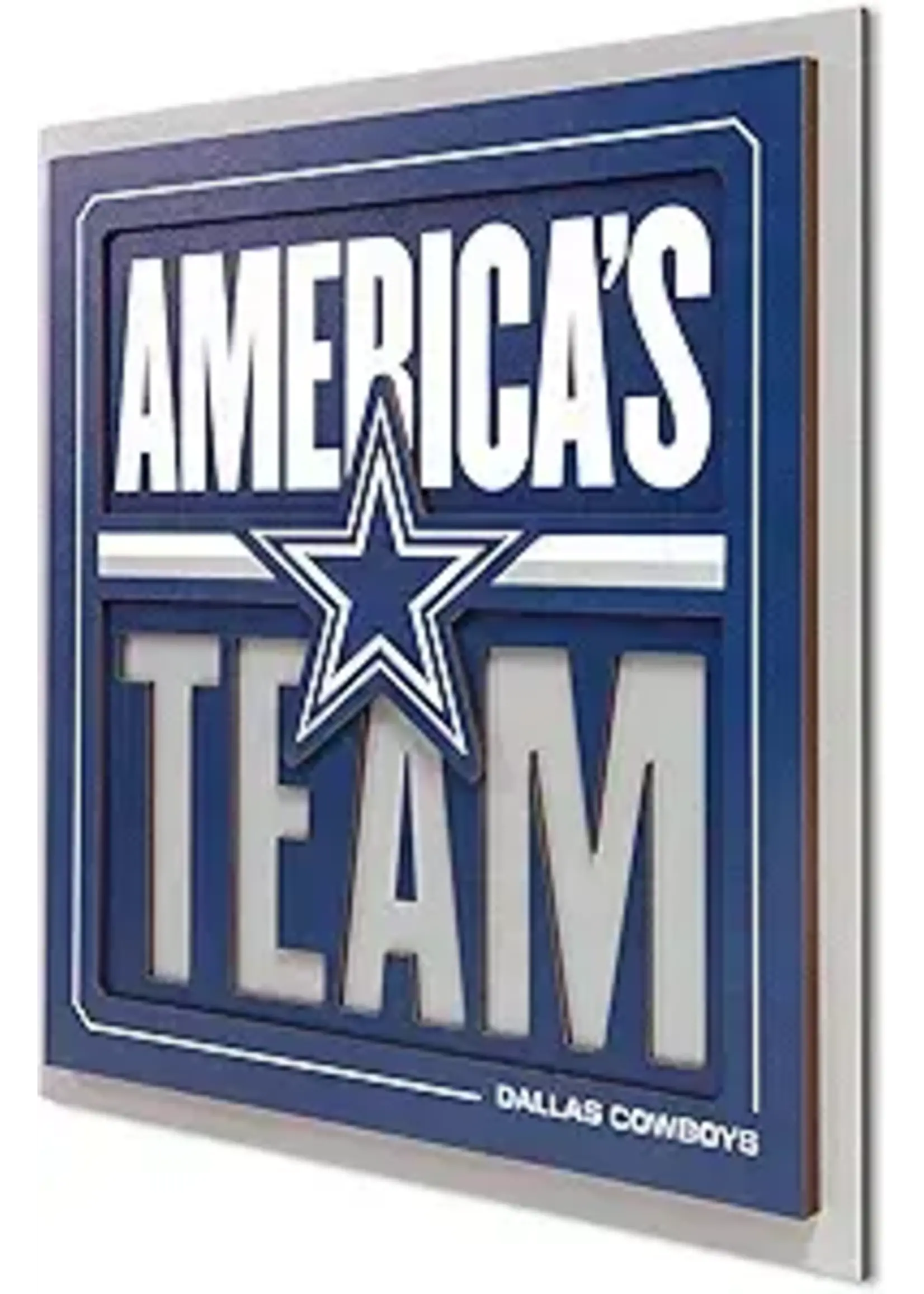You The Fan Cowboys Slogan 12x12 Wall Art