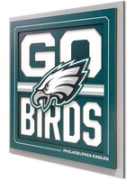 Eagles Slogan 12x12 Wall Art